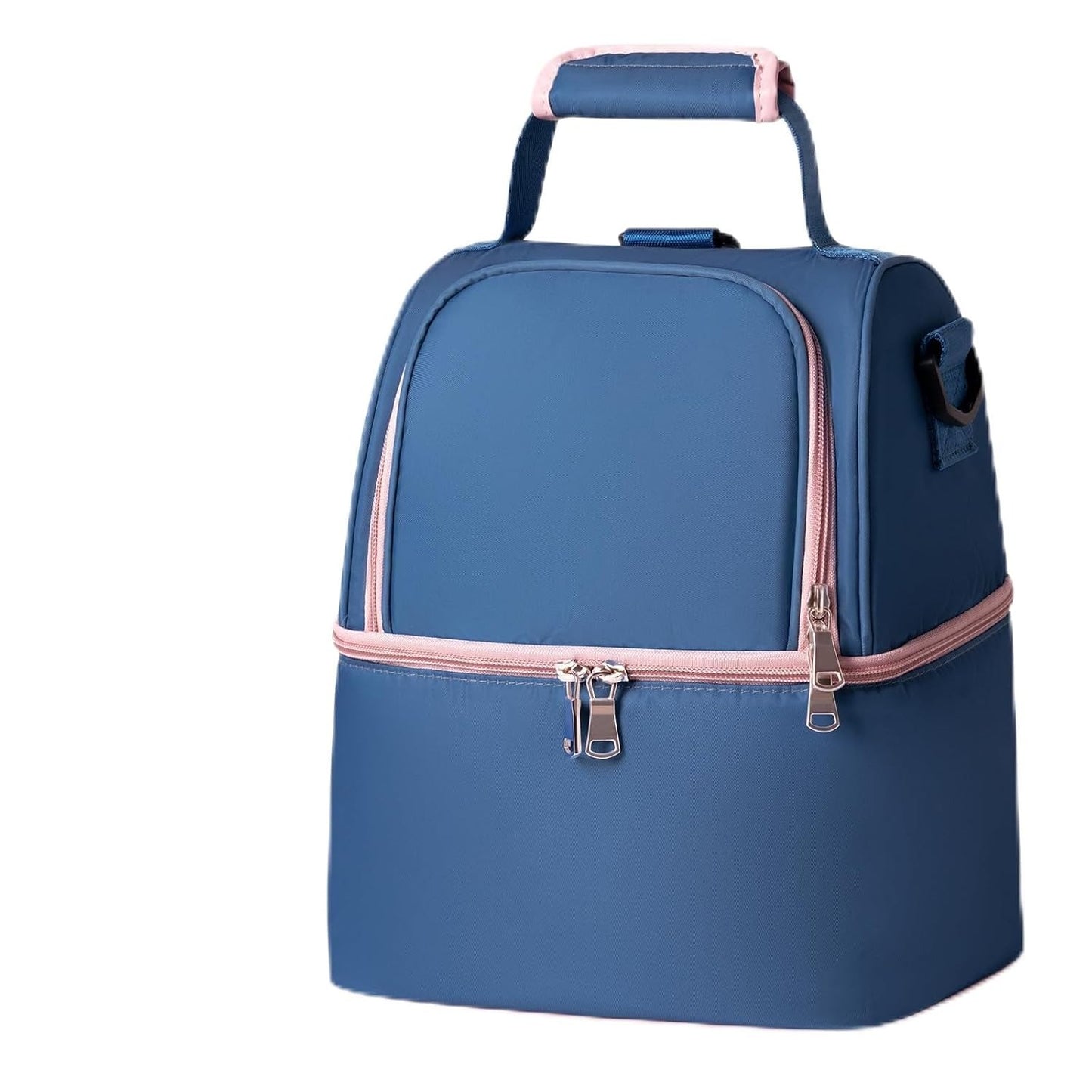 NCVI Breastmilk Cooler Bag with 2 Ice Pack, Breast Pump Bag with Cooler Fits 6 Bottles, Double Layer Breast Milk Travel Bag Baby Bottle, for Travel, Nursing Mom Daycare, Work, Picnic