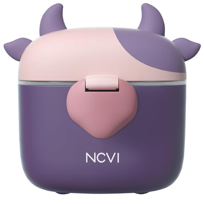 NCVI Baby Formula Dispenser On The Go, Formula Container To Go, Formula Holder for Travel, Outdoor Picnic with Baby Infant, Portable Container for Milk Powder, Snacks, Candy, Fruits