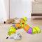 Interactive Cat Toy – 3 Way Rainbow Tunnel with Electronic Running Mouse & Automatic Teaser