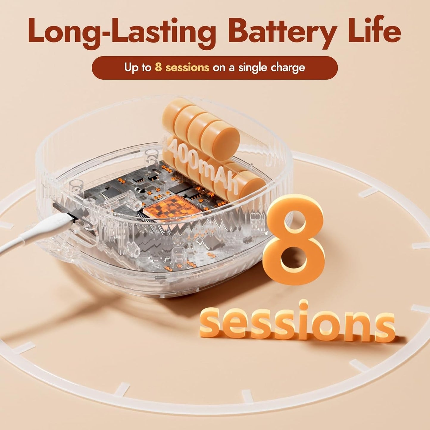 NCVI Electric Breast Pump 8132, VibeRelief Micro-Vibration Massage to Ease Discomfort, Ultra Comfortable Hospital-Grade Suction, Fully Adjustable, Rechargeable Portable Pump for Breastfeeding Moms