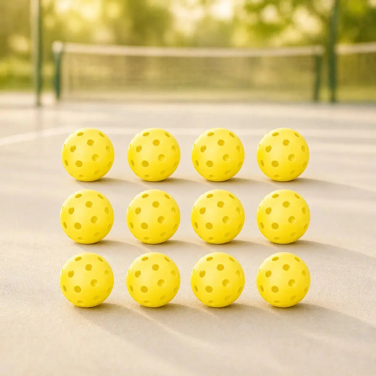 Pickleball Balls – 40-Hole High Bounce Durable Pickleballs for Outdoor & Indoor Play
