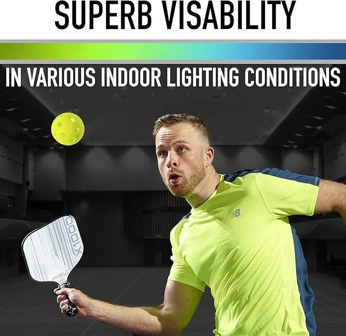 Pickleball Balls India – 40-Hole High Bounce Outdoor Set