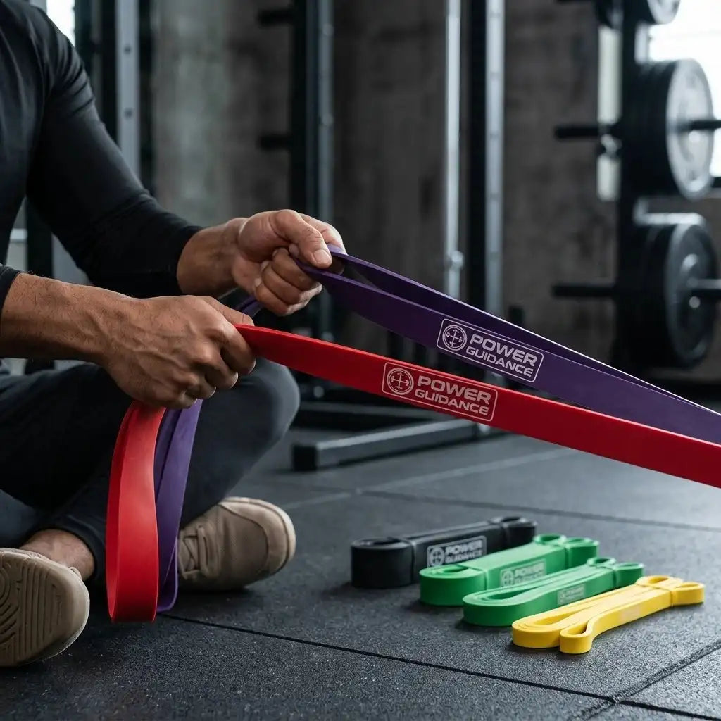 Power Guidance Pull Up Assist Bands Set (5 PCS)–Resistance & Powerlifting Training Bands