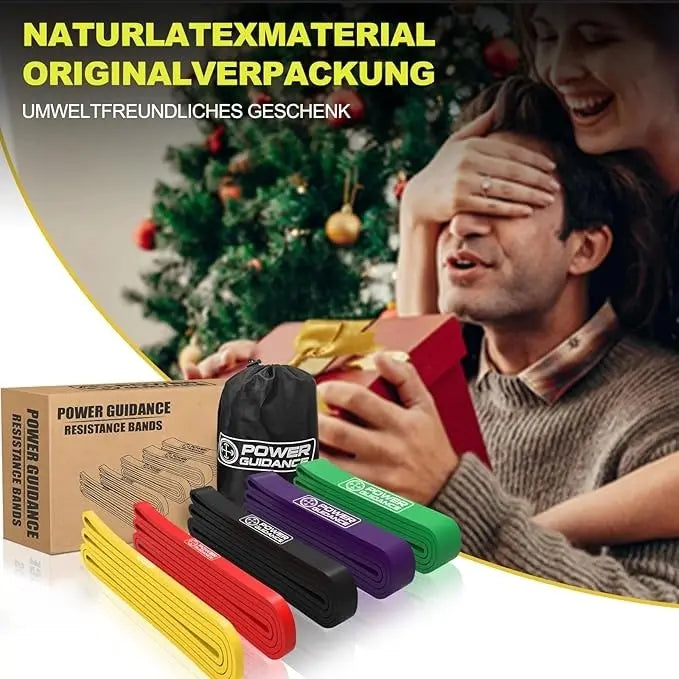 Pull Up Assist Bands India – 5 PCS Resistance Training Set