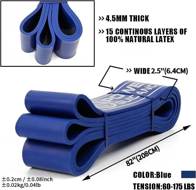 Pull Up Assist Bands India – 5 PCS Resistance Training Set