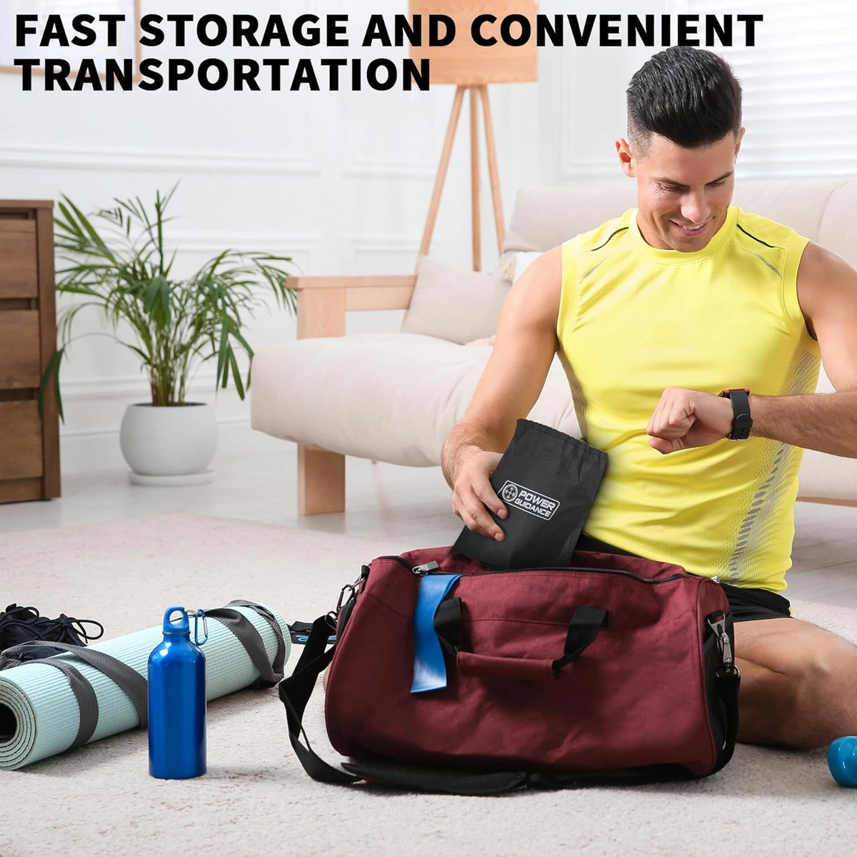 Resistance Bands Set – Pull Up Assist, Strength Training & Full Body Workout Bands (5 Levels)