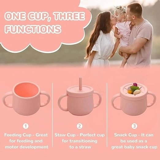 Silicone Baby Sippy Cup India – Spill-Proof Toddler 1-3 Yr