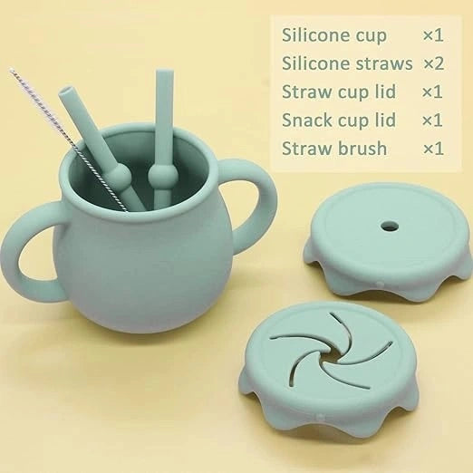 Silicone Baby Sippy Cup India – Spill-Proof Toddler 1-3 Yr