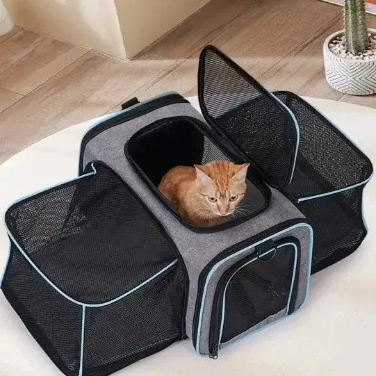 Soft Pet Carrier Bag – Breathable Travel Bag (Set of 1)