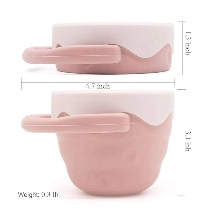 Spill-Proof Baby Snack Cup India – Ginbear Toddler Bowl